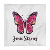 JanieStrong Butterfly Pillowcase